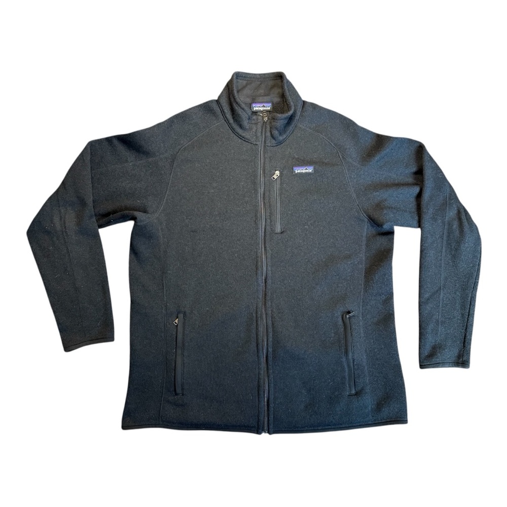 Patagonia Men’s Full Zip Black Sweater Jacket Size XXL